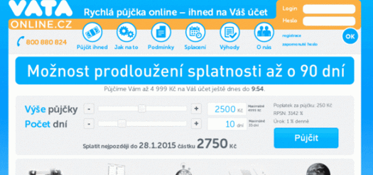 Vataonline půjčka