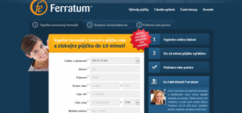 Půjčka do výplaty - Ferratum půjčka